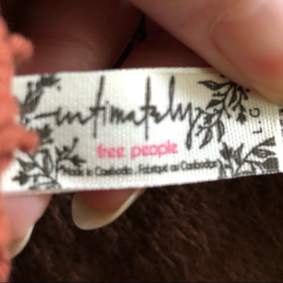 Free people intimates women sunny yellow crochet bralette, boho bralette, Sz L - Picture 4 of 8